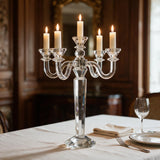 Five-Arm Crystal Candelabrum