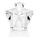 Faceted Crystal Box — Small · 8×8×11 cm