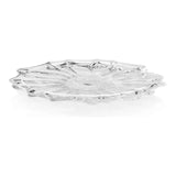 Crystal Cake Platter — Petal Cut