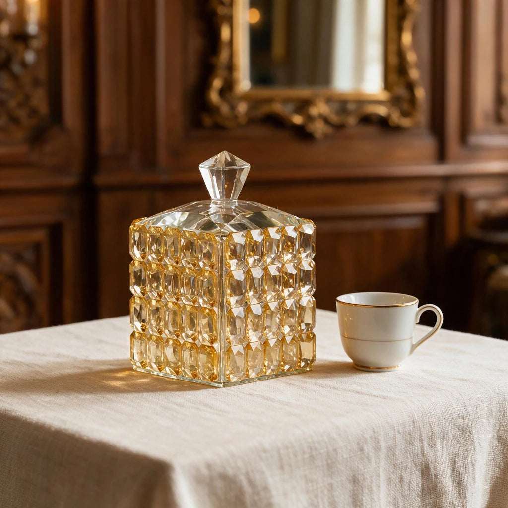 Amber Crystal Box — Large