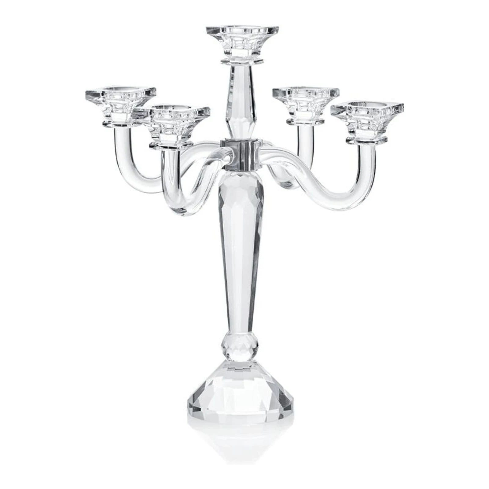 Five-Arm Crystal Candelabrum · 35×35 cm