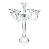 Five-Arm Crystal Candelabrum · 35×35 cm