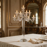 Nine-Arm Crystal Candelabrum · 58×58 cm