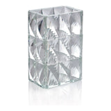 Crystal Vase — Rectangular · 10.5×7.5×15.5 cm