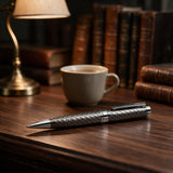 Gunmetal Ballpoint Pen — Scaled Finish