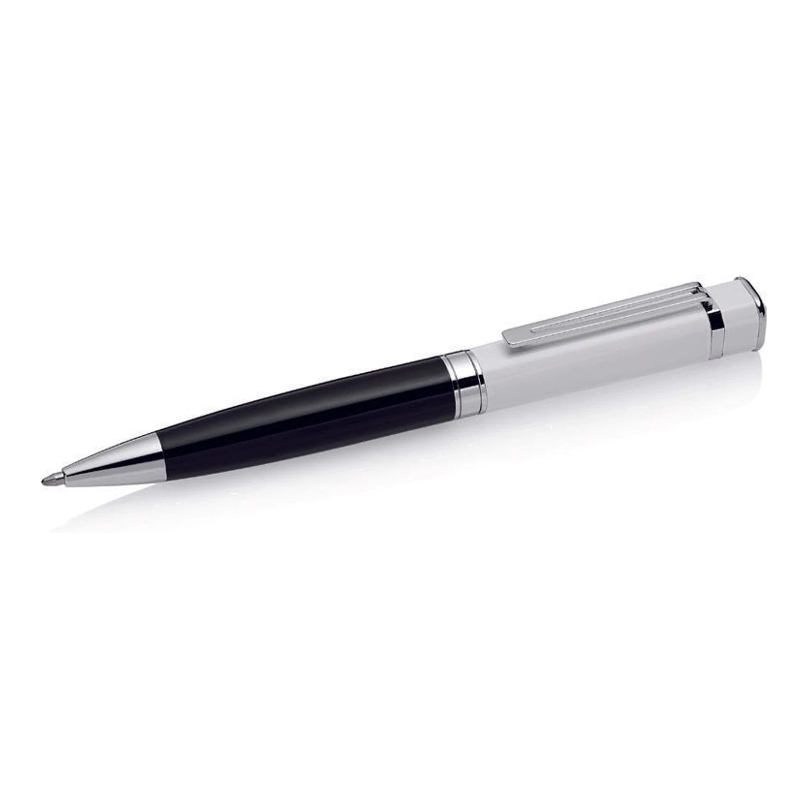 Rhodium-Plated Pen with Crystal