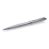 Chrome Ballpoint Pen — Diamond Knurl
