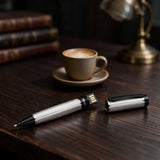 Ballpoint Pen with 16 GB USB — Brushed Steel