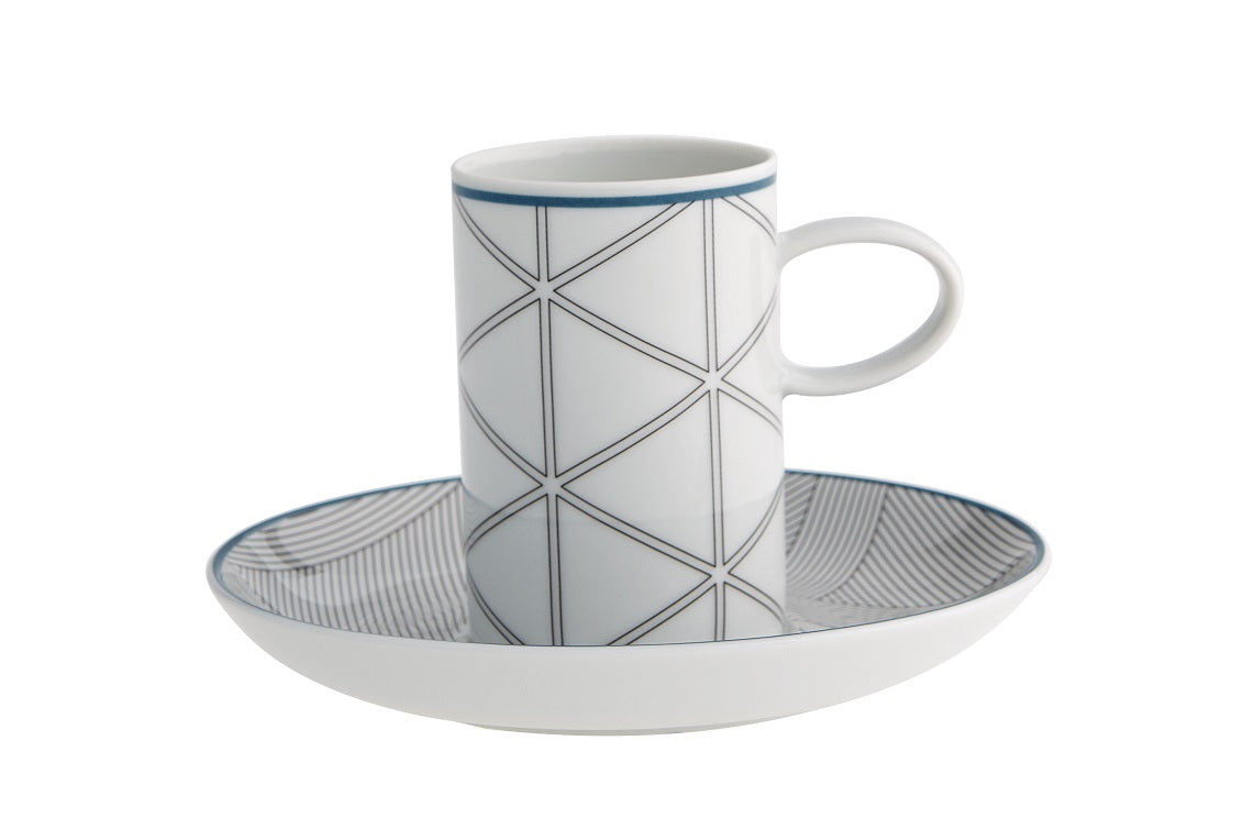 Orquestra - Coffe Cup &saucer Blu - LAZADO