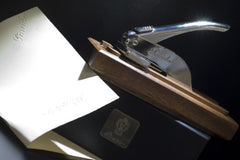 Pineider Personalized Embossing Hand Plier Press - with Case