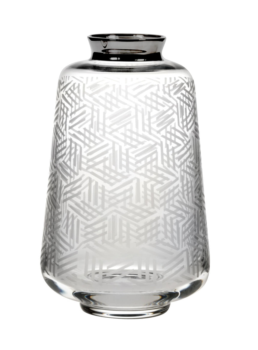 Potto - Large Vase With Platinum - LAZADO