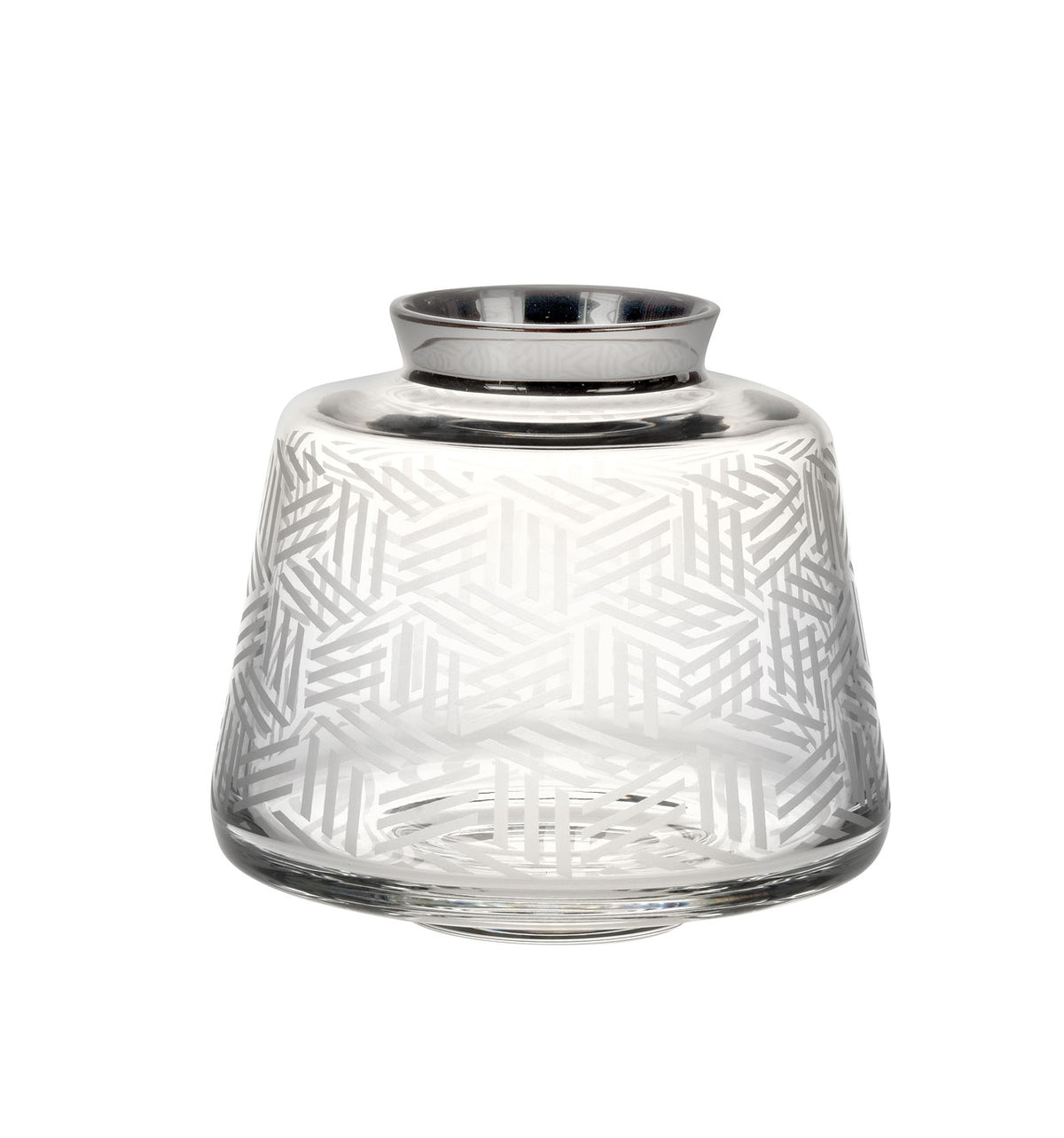 Potto - Small Vase With Platinum - LAZADO