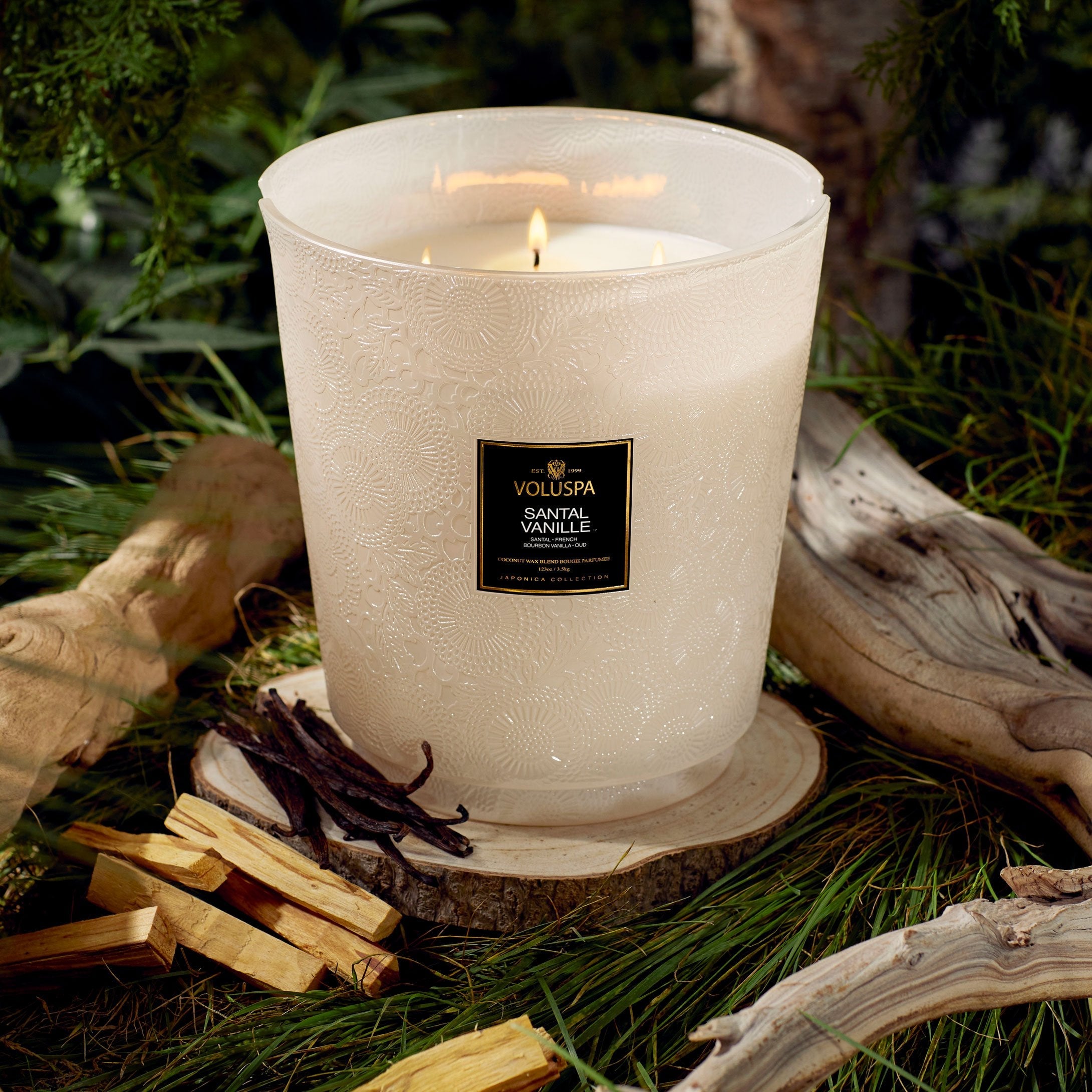 SANTAL VANILLE - 5WICK HEARTH CANDLE 3.5KG - LAZADO