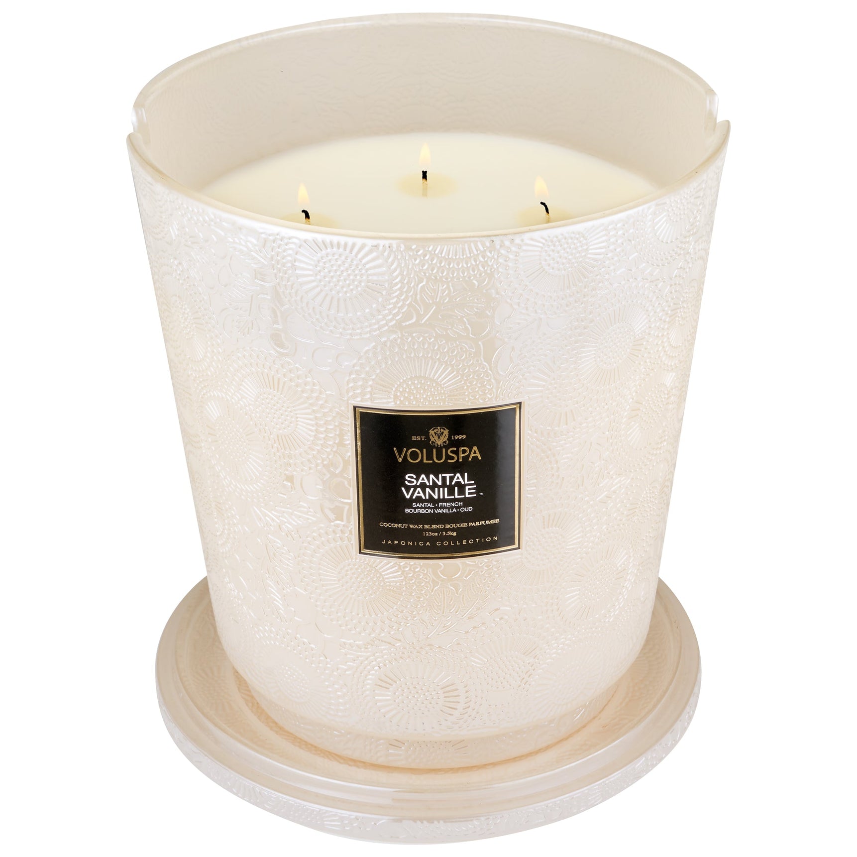 SANTAL VANILLE - 5WICK HEARTH CANDLE 3.5KG - LAZADO