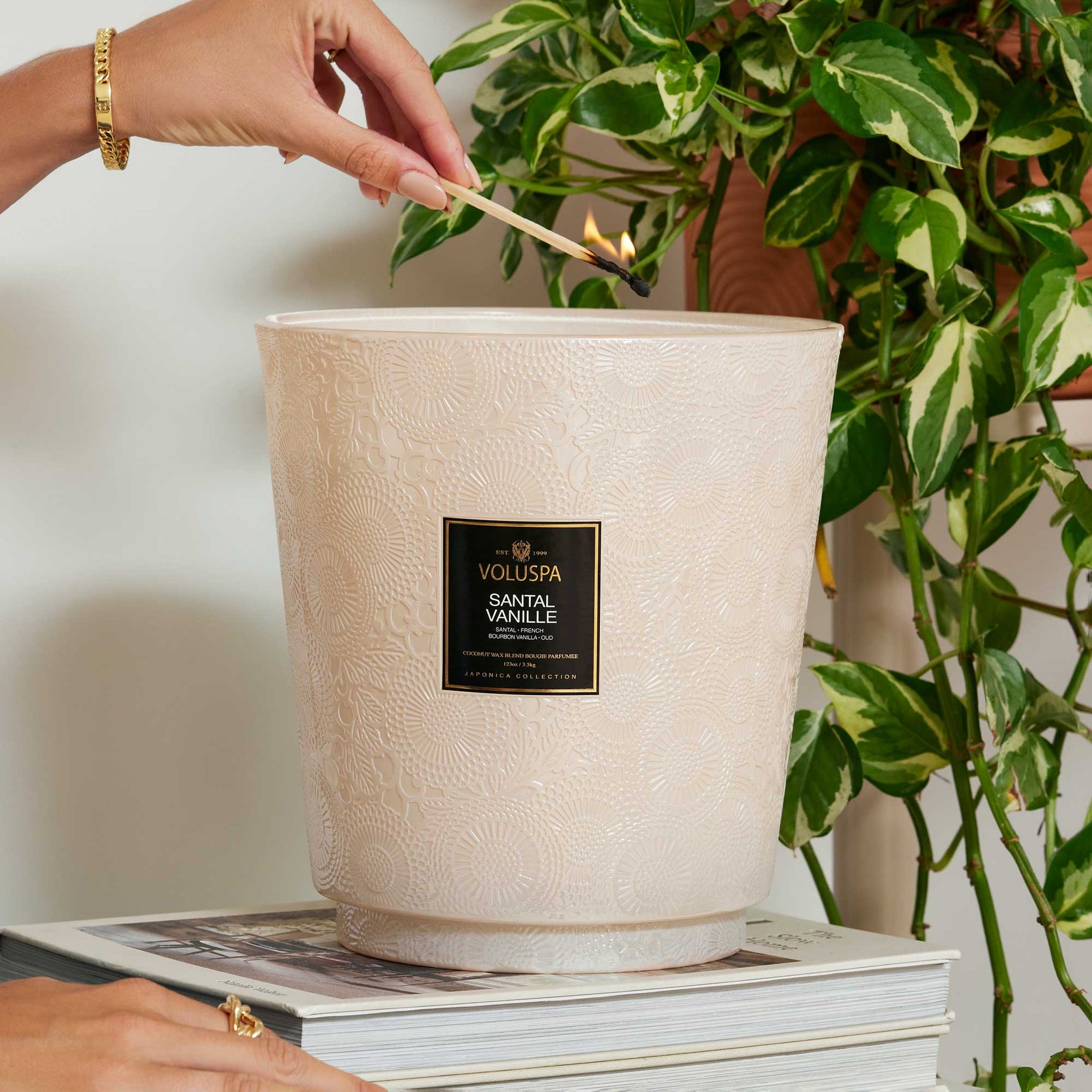 SANTAL VANILLE - 5WICK HEARTH CANDLE 3.5KG - LAZADO