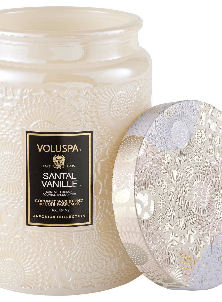 SANTAL VANILLE - LARG JAR CANDLE 510G - LAZADO