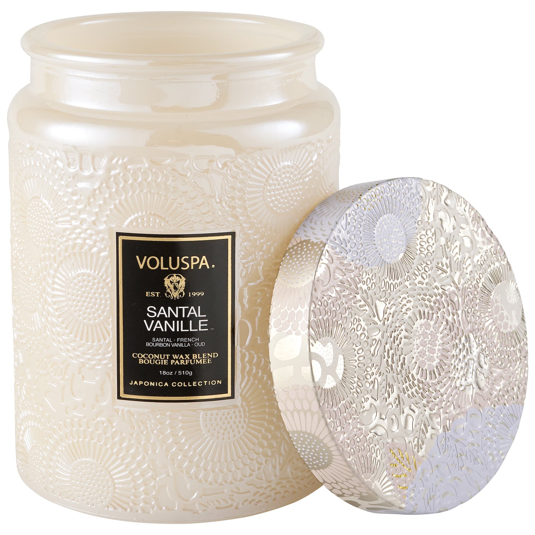 SANTAL VANILLE - LARG JAR CANDLE 510G - LAZADO