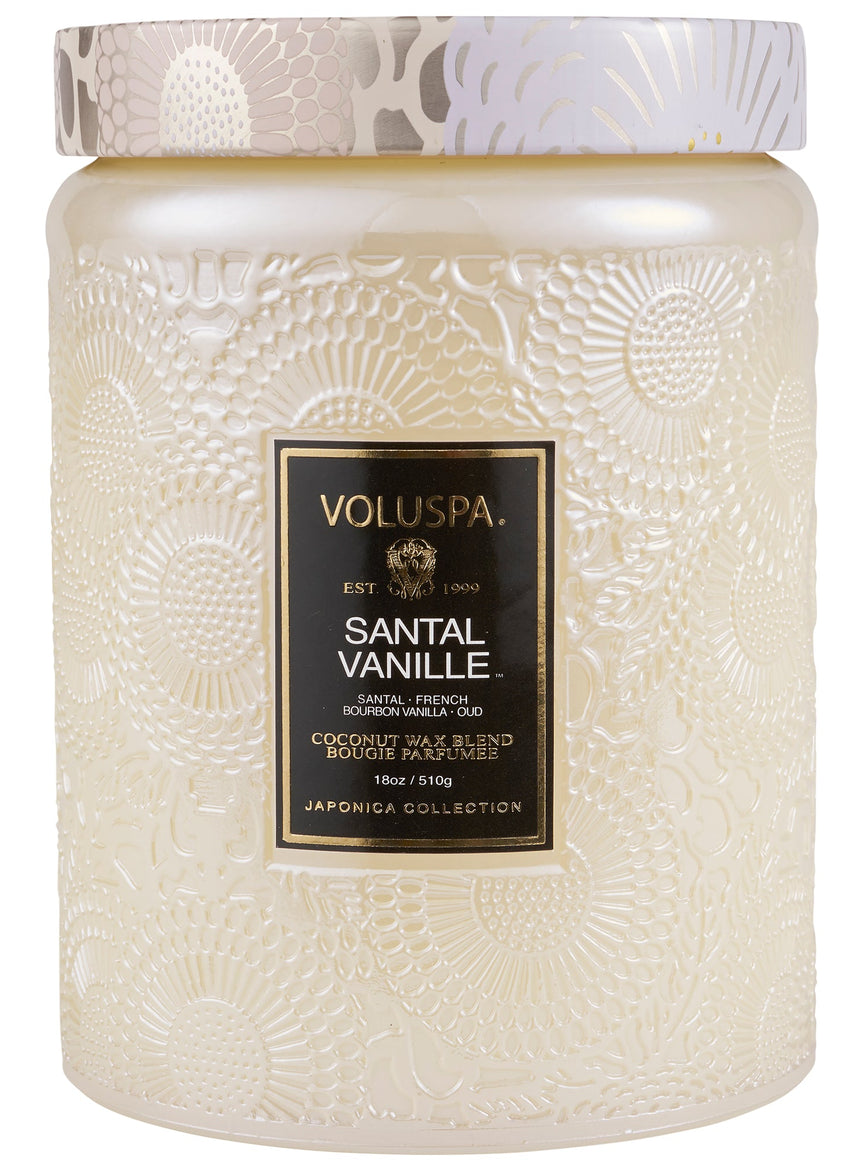 SANTAL VANILLE - LARG JAR CANDLE 510G - LAZADO