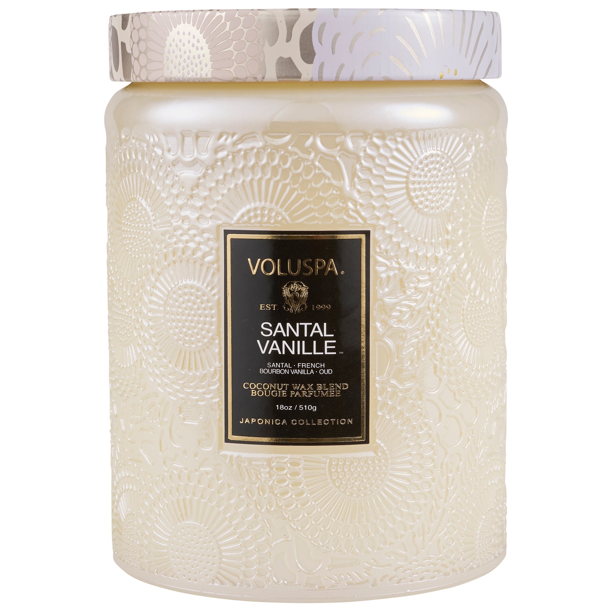 SANTAL VANILLE - LARG JAR CANDLE 510G - LAZADO