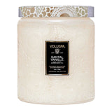 SANTAL VANILLE - LUXE JAR CANDLE 1.25KG by VOLUSPA - Detail View