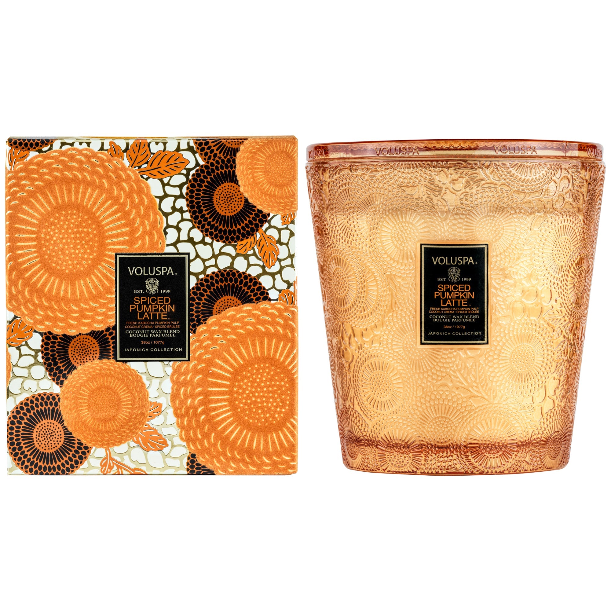 SPICED PUMPKIN LATTE - 3 WICK HEARTH CANDLE 1077G - LAZADO
