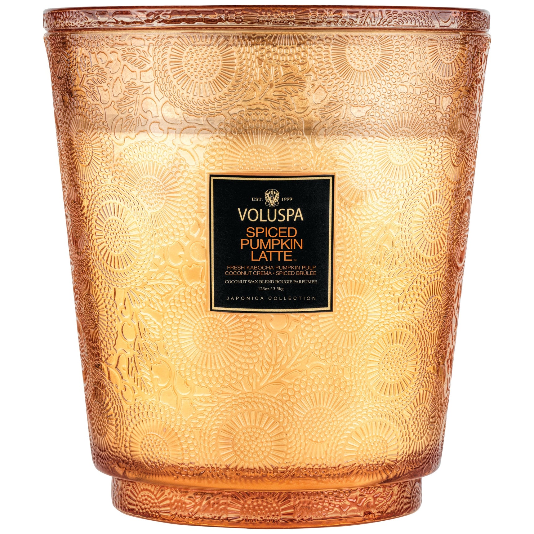 SPICED PUMPKIN LATTE - 3WICK HEARTH CANDLE 3.5KG - LAZADO