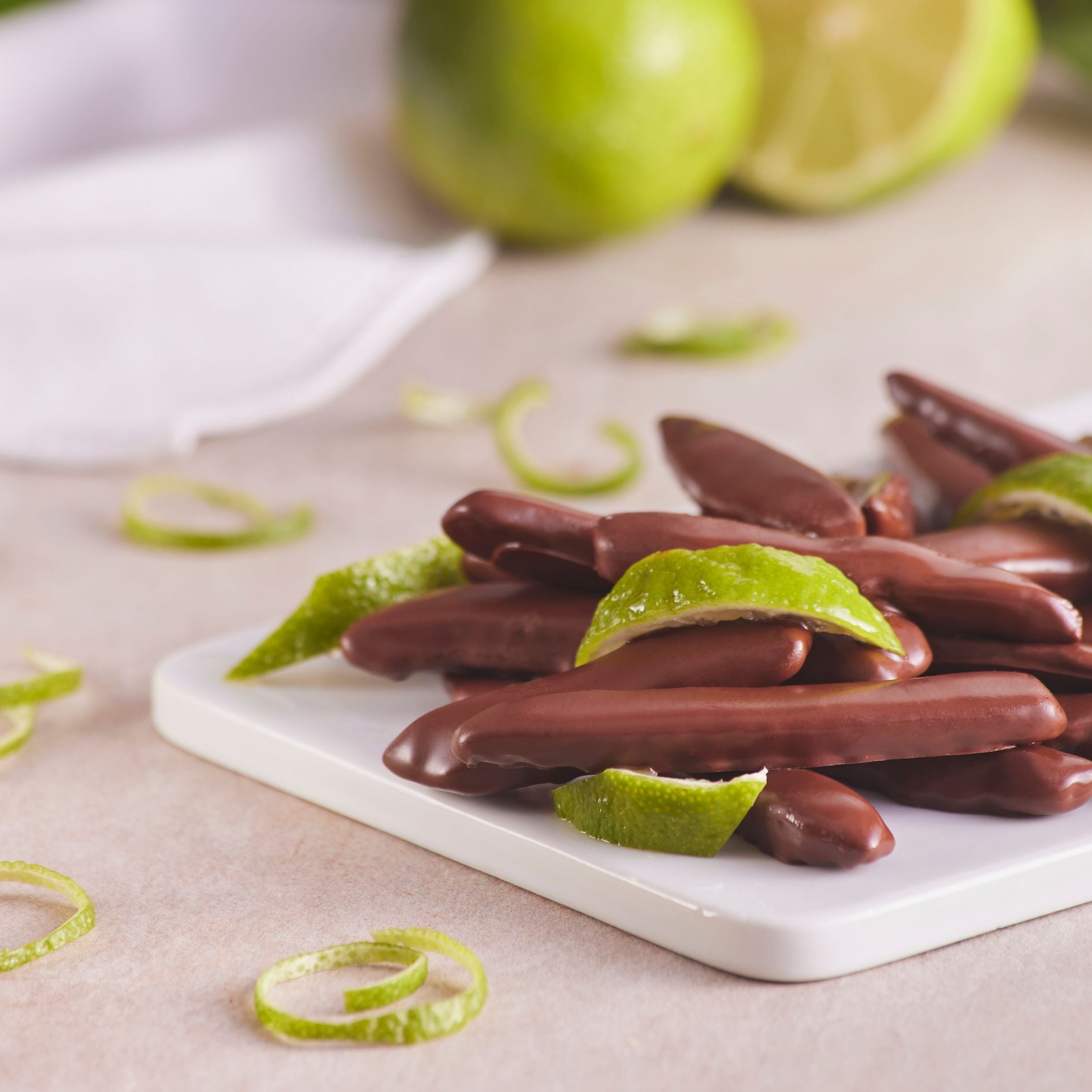 Bergamot Peel Covered in Chocolate 60g