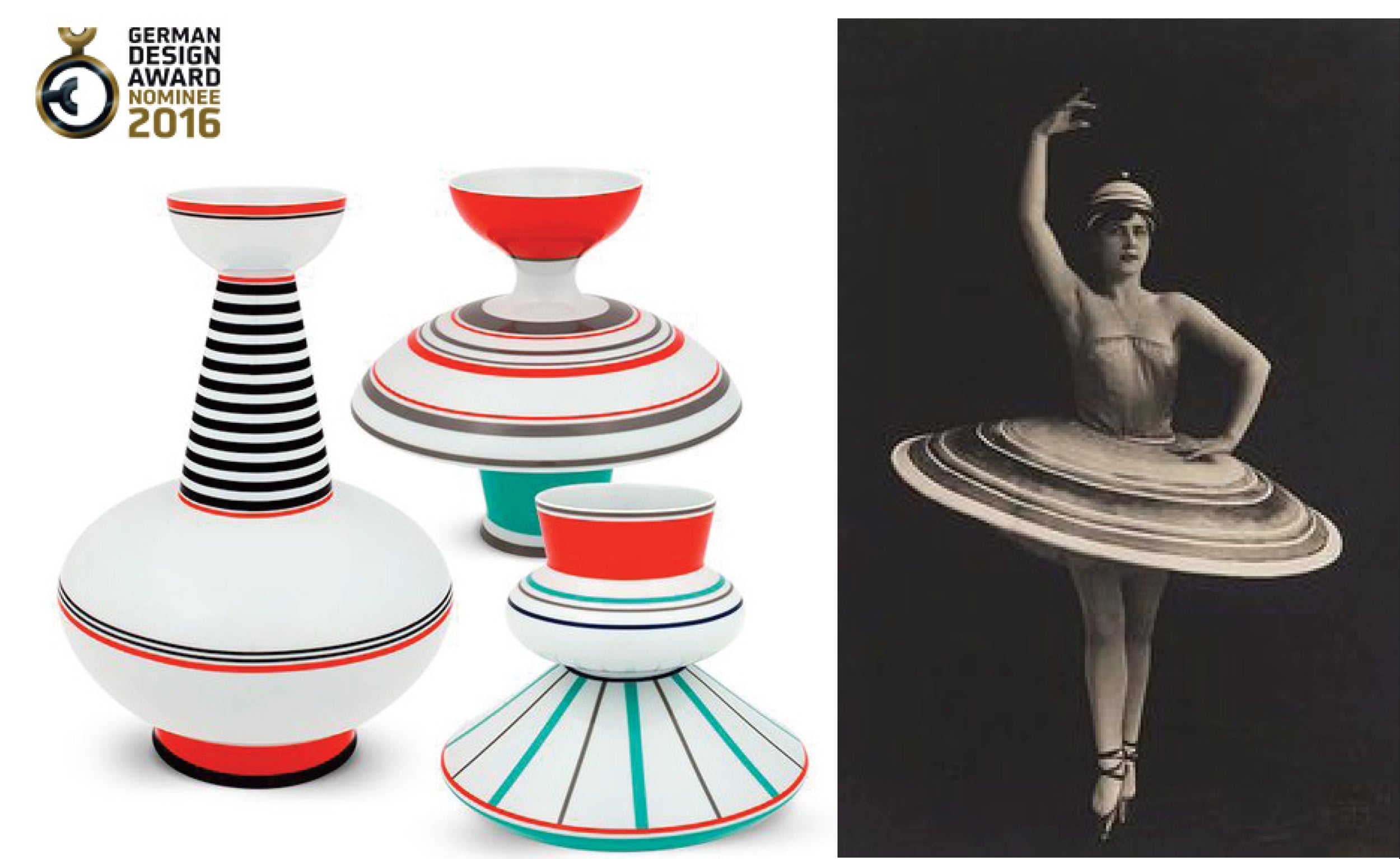 Triadic - Vase Ballerina by Vista Alegre - Close-up