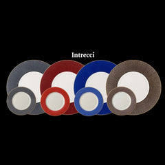 طقم أطباق Intrecci – طبق تقديم وطبق خبز (عدد 2)