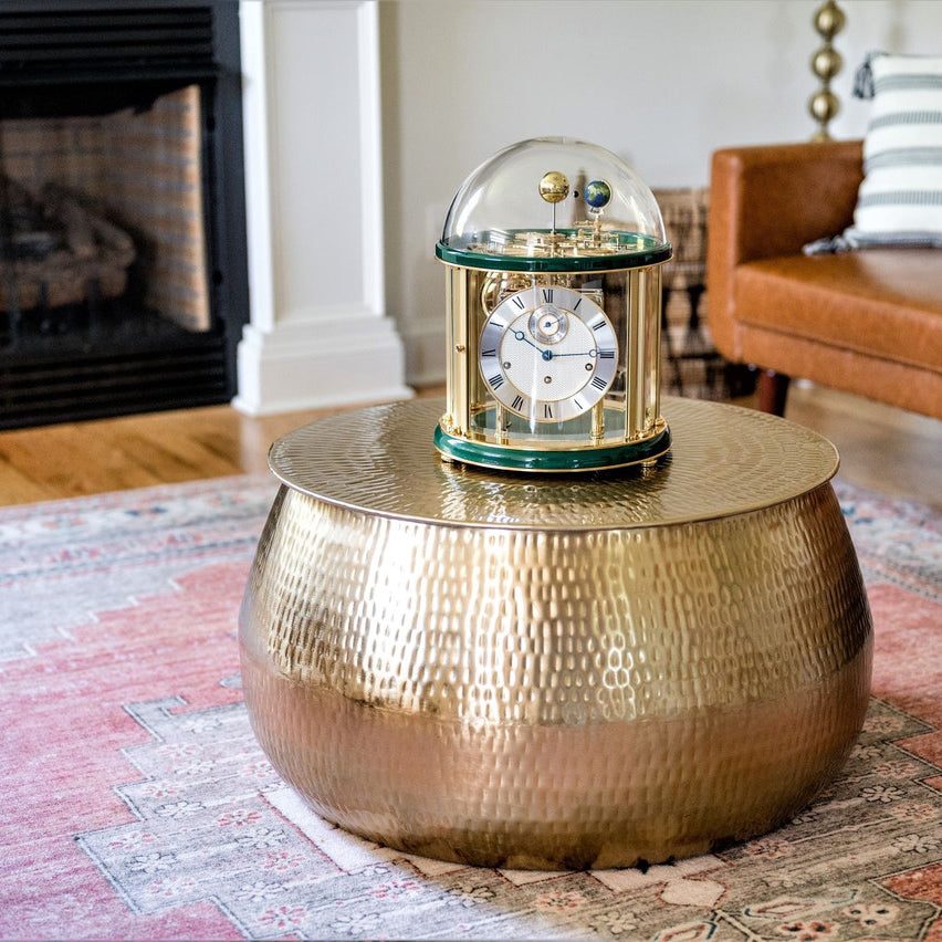 ساعة هيرمل تيلوريوم 1 الفلكية ذات القاعدة الخضراء المصقولة