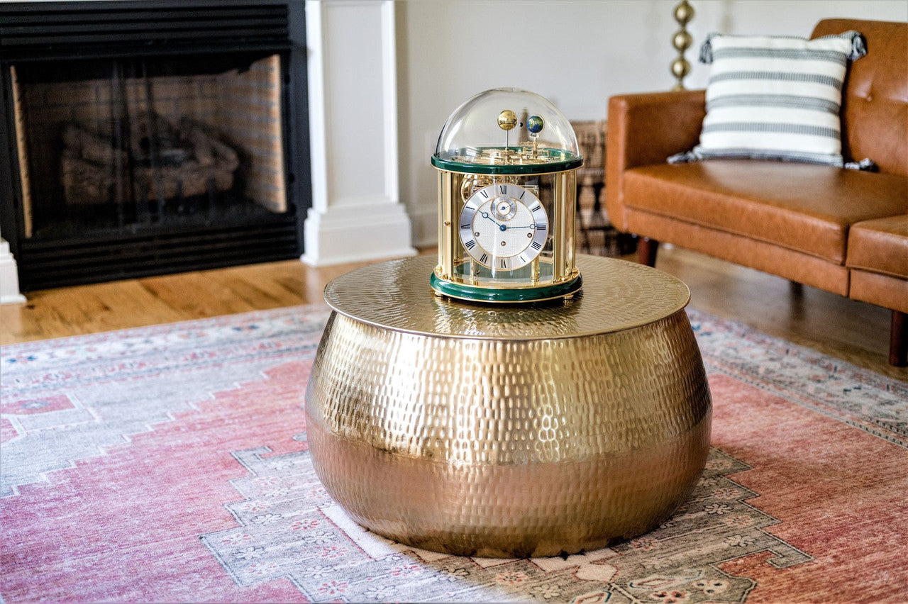 ساعة هيرمل تيلوريوم 1 الفلكية ذات القاعدة الخضراء المصقولة