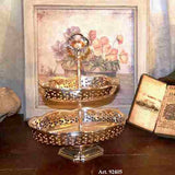 TWO STAND OVAL TRAY by Royal Family - Close-up