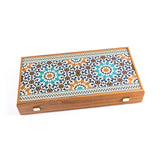 Handcrafted Anatolia Backgammon Set - Contemporary Design by Manopoulos - Close-up