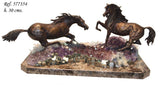 Thunder - Horse sculptures with precious stones by Ebano - Alternate Angle