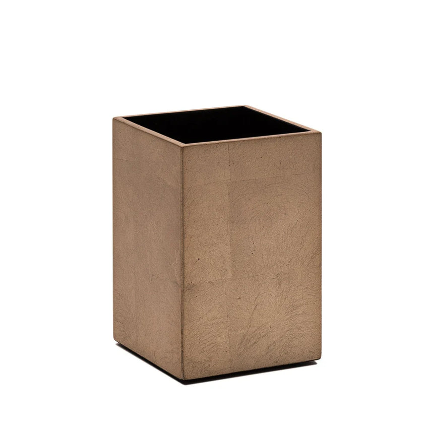Kensington Luxury Toothbrush Holder – Taupe Silver Leaf