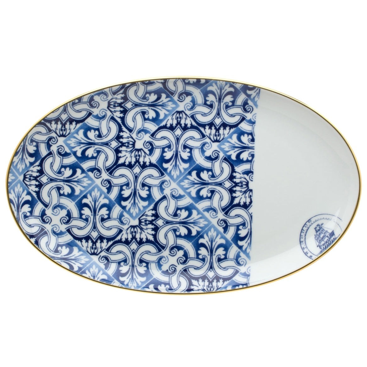 Transatlantica - Medium Oval Platter by Vista Alegre - Main View