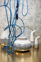 Transatlantica - Tall Pot with Lid by Vista Alegre - Alternate Angle