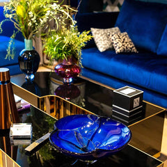 Blue unica - Centrepiece Trilogy by Vista Alegre - Detail View