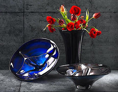 Blue unica - Centrepiece Trilogy by Vista Alegre - Main View