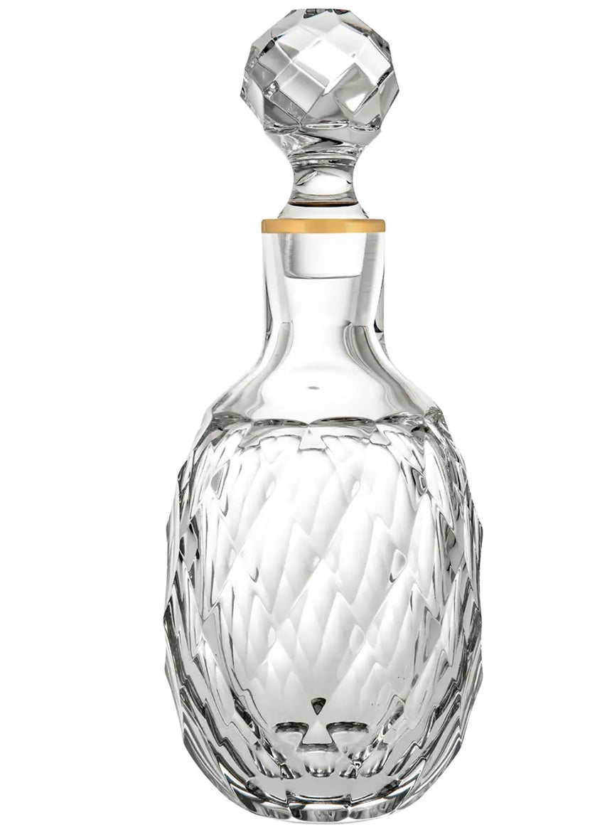 Palazzo Gold – Premium Crystal Decanter with Golden Accents