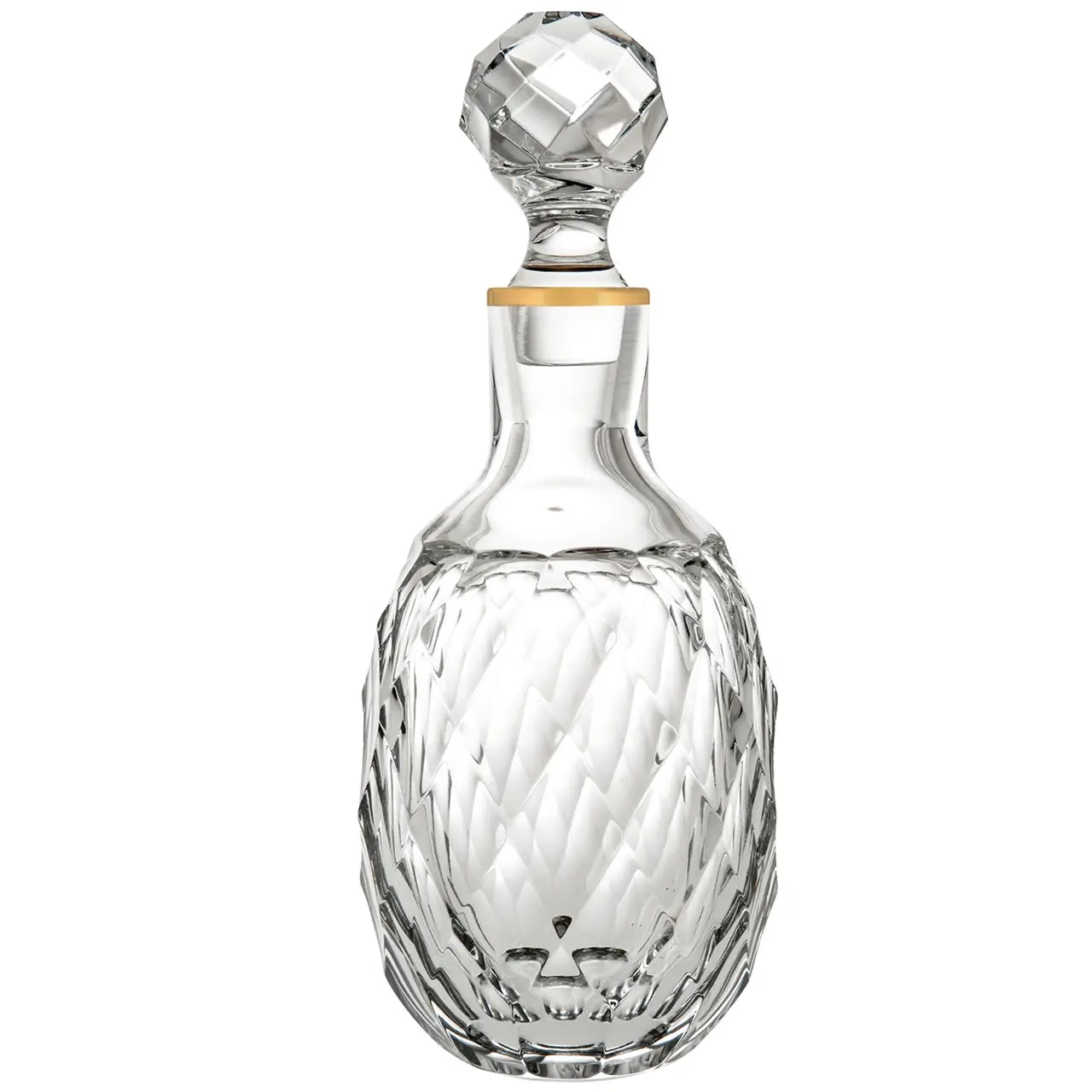 Palazzo Gold – Premium Crystal Decanter with Golden Accents