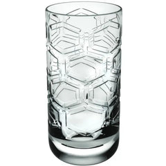 Hexagon Vase – Distinctive Handmade 30% Crystal Masterpiece by Vista Alegre - Alternate Angle