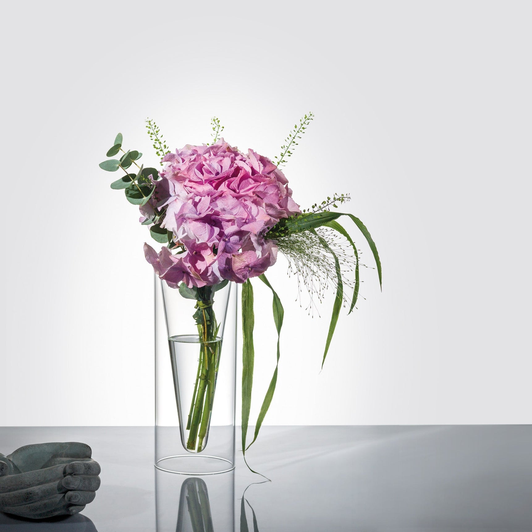 Vento, double wall glass vase - LAZADO