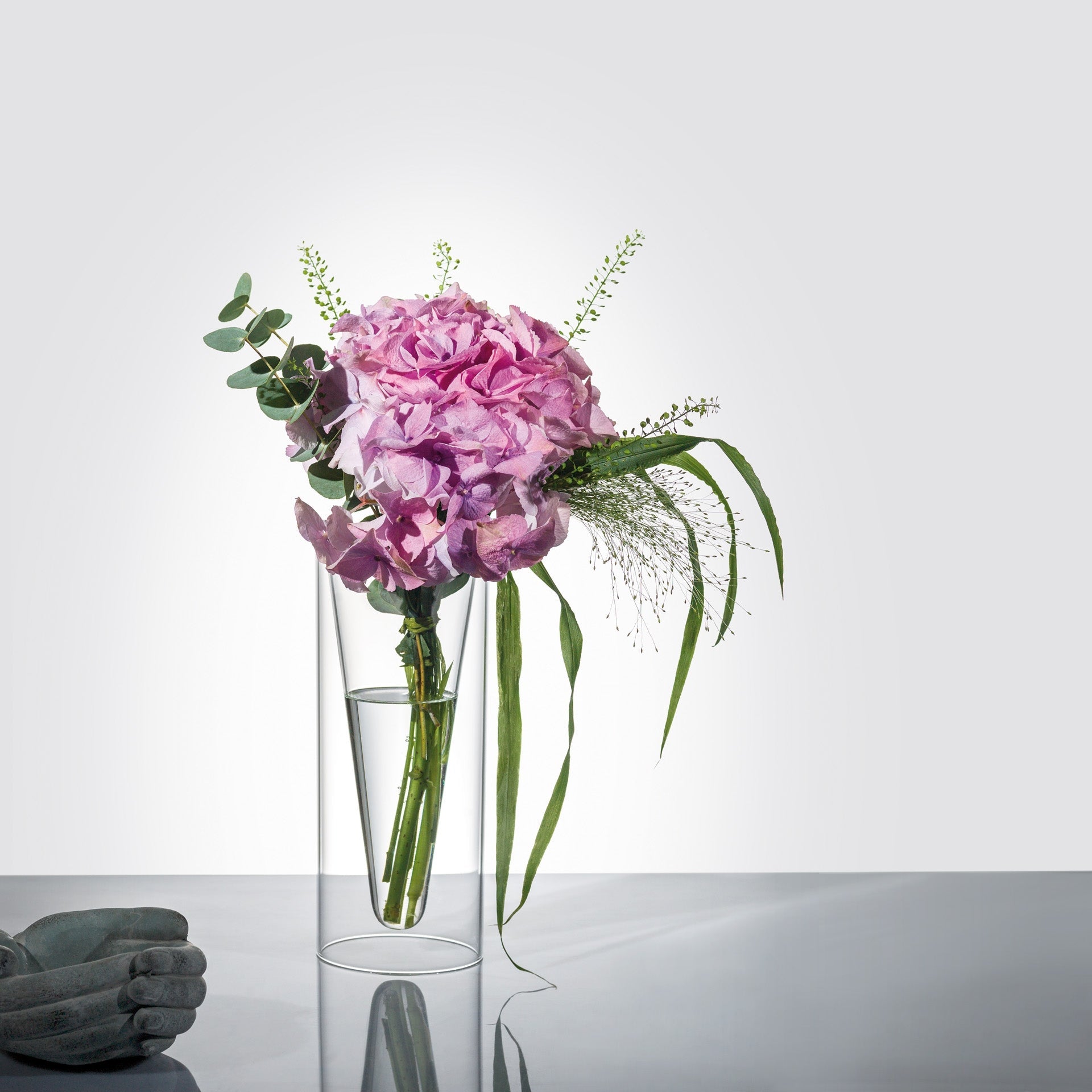 Vento, double wall glass vase - LAZADO