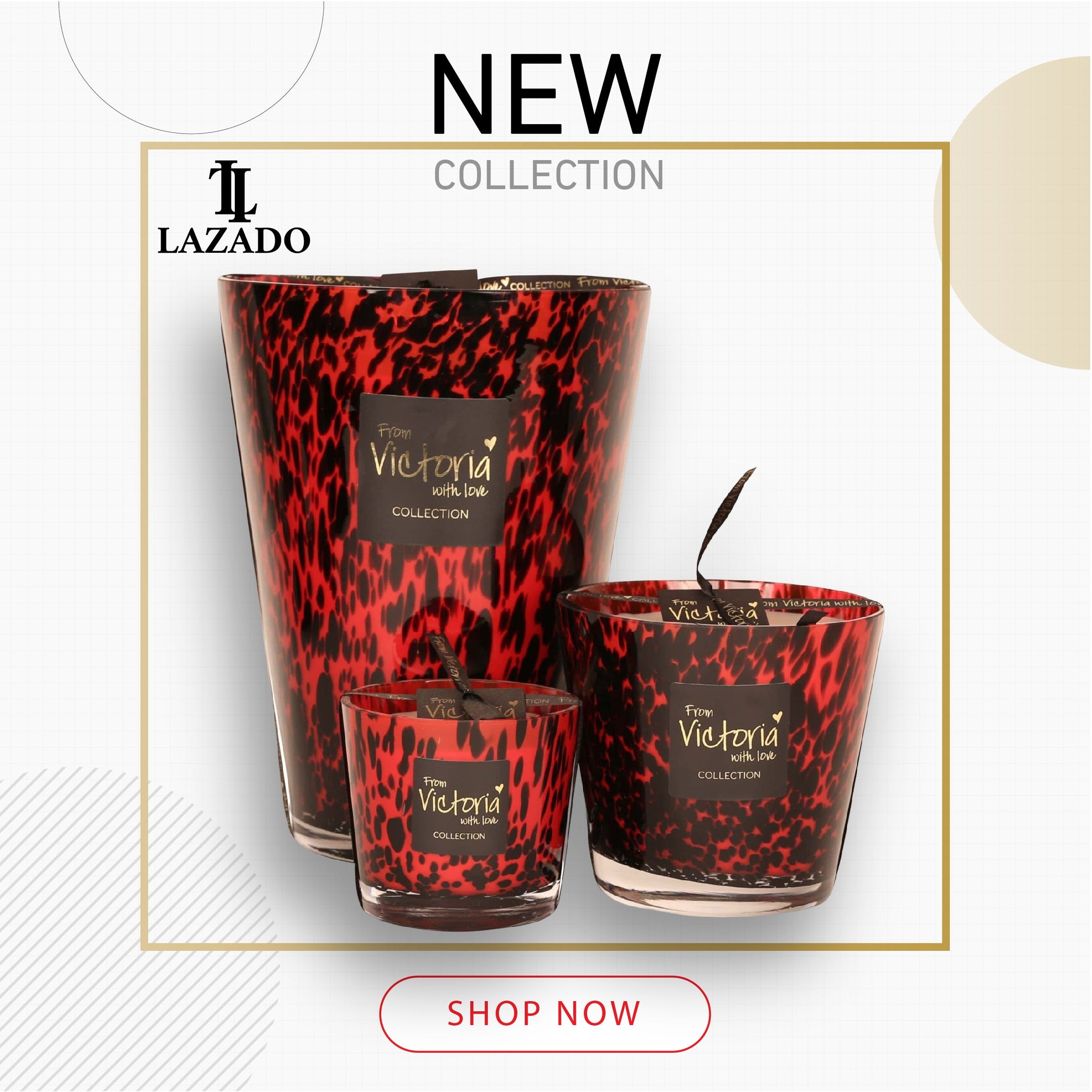 Victoria dots red - LAZADO