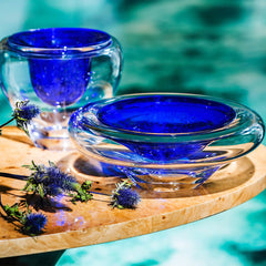 Case with Medium Centrepiece Dive Blue