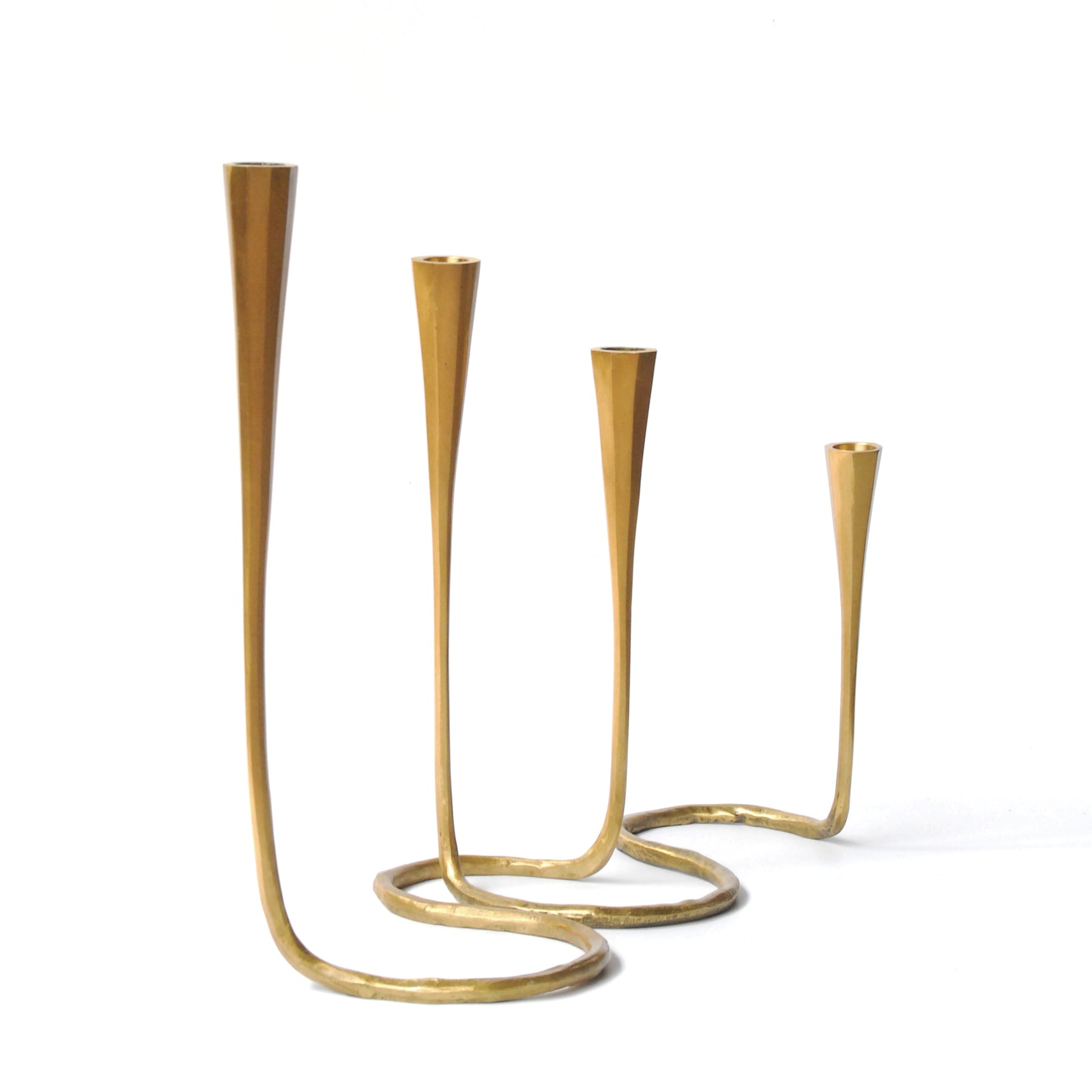 ستاند شموع فاخر "ديزي" – برونز ذهبي عتيق