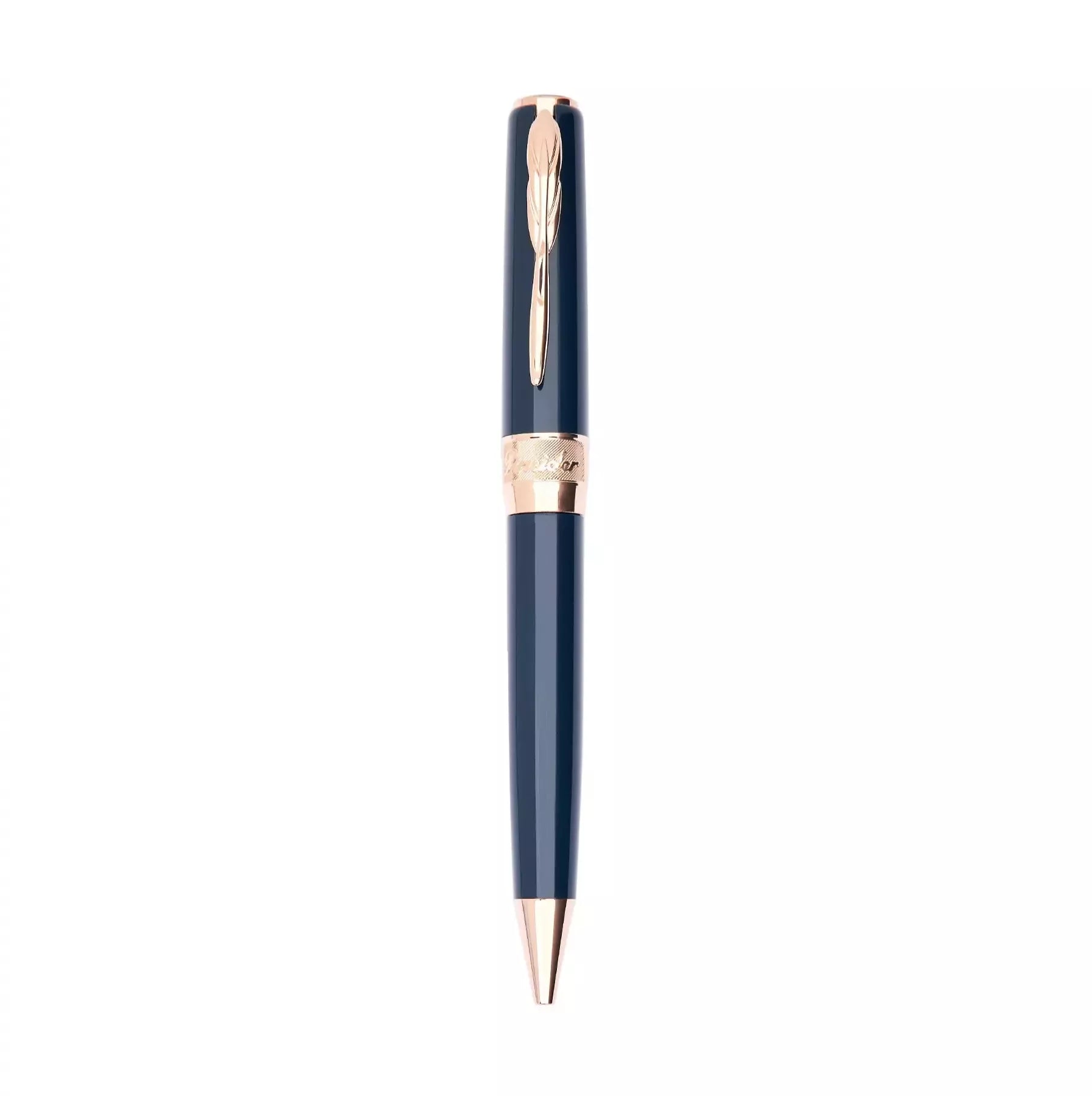 Classic Rose Gold Ballpoint Pen by Pineider - Lifestyle View