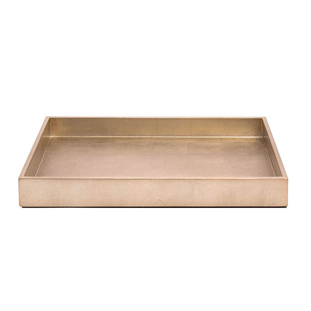 Kensington Luxury Medium Tray – Champagne Silver Leaf
