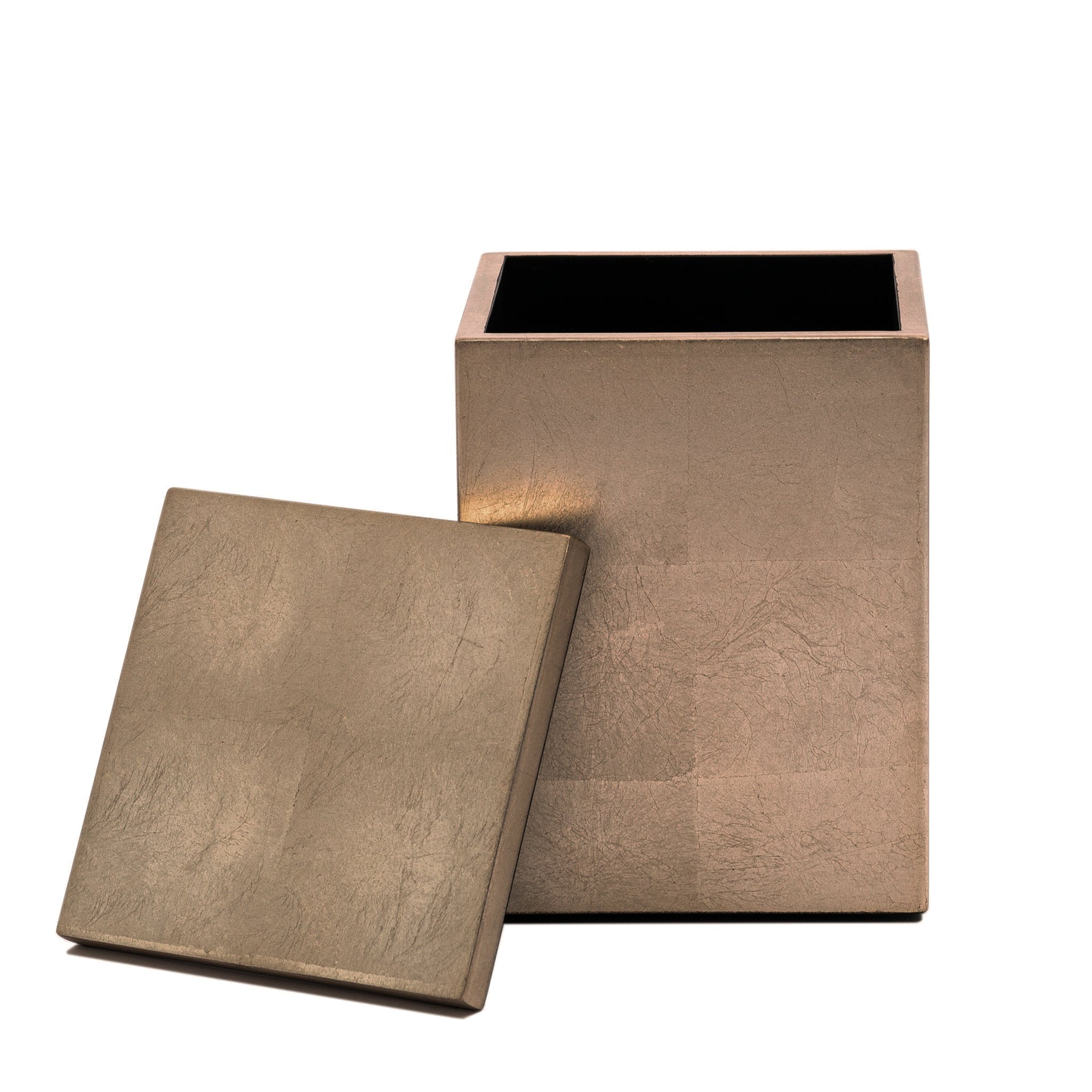 Kensington Luxury Cotton Wool Box – Taupe Silver Leaf